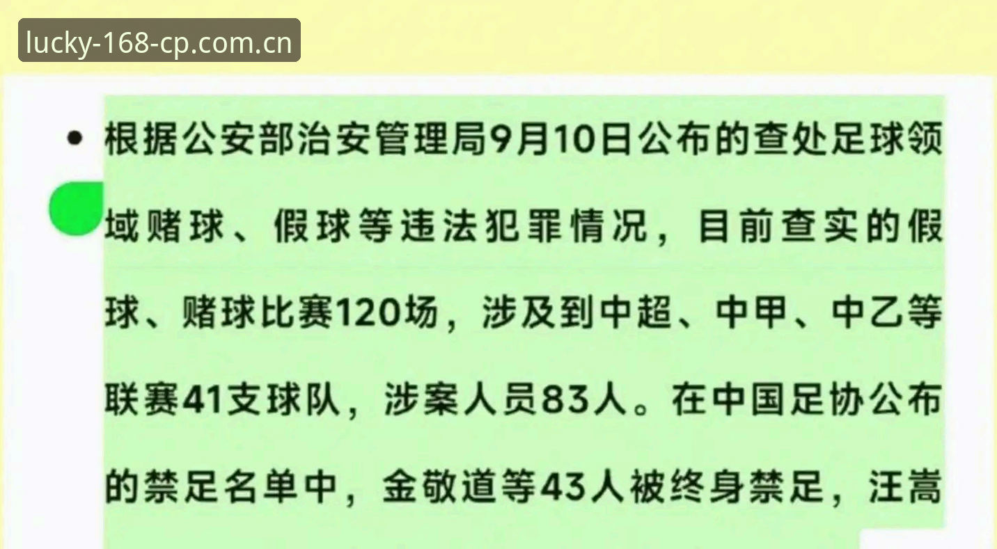 彩票用户体验 中国足协第三批禁足名单深度评测:从俱乐部高管到球员,足球反腐风暴席卷168彩票平台用户热议
